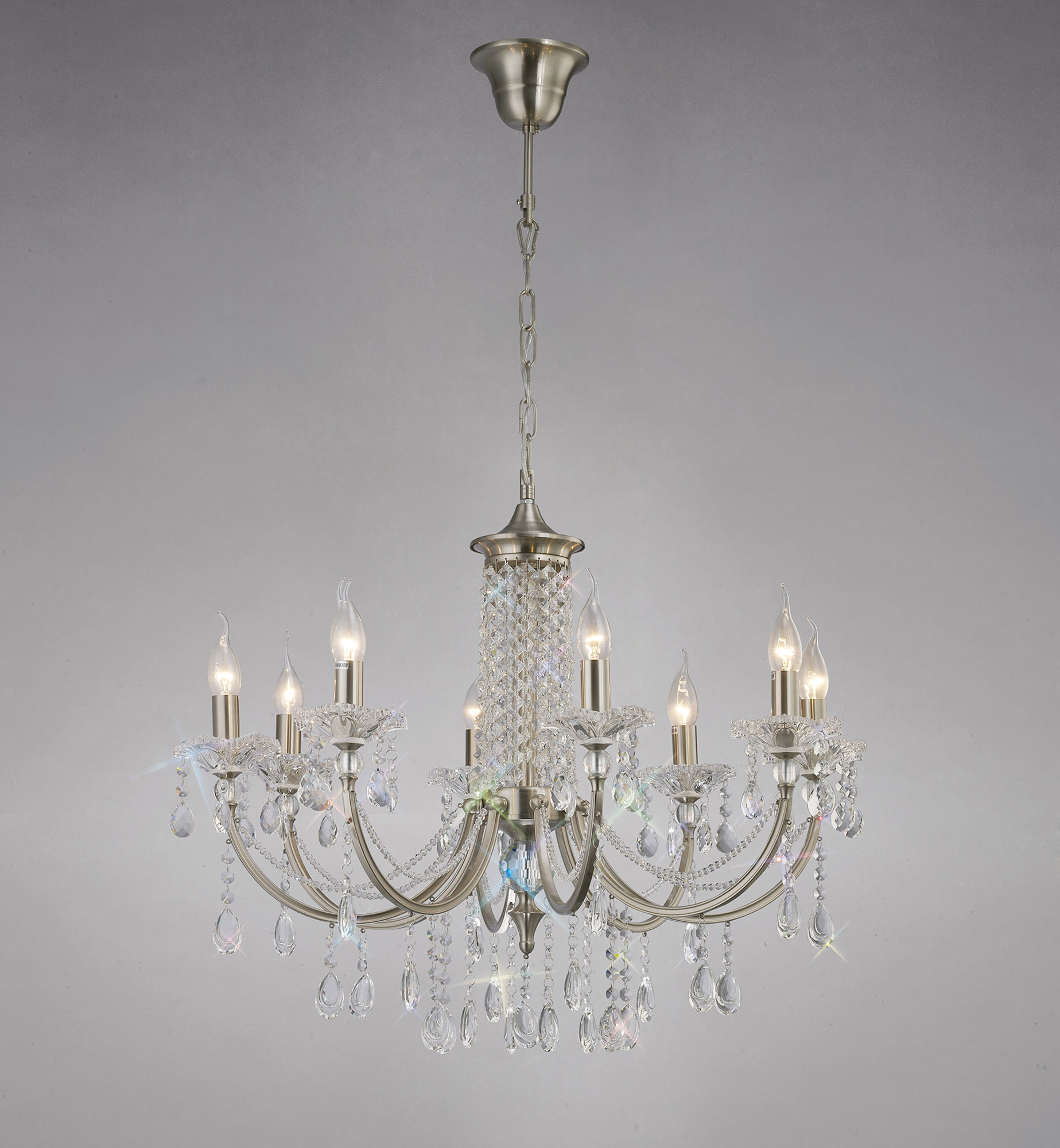 IL32088  Leana Crystal Chandelier 8 Light